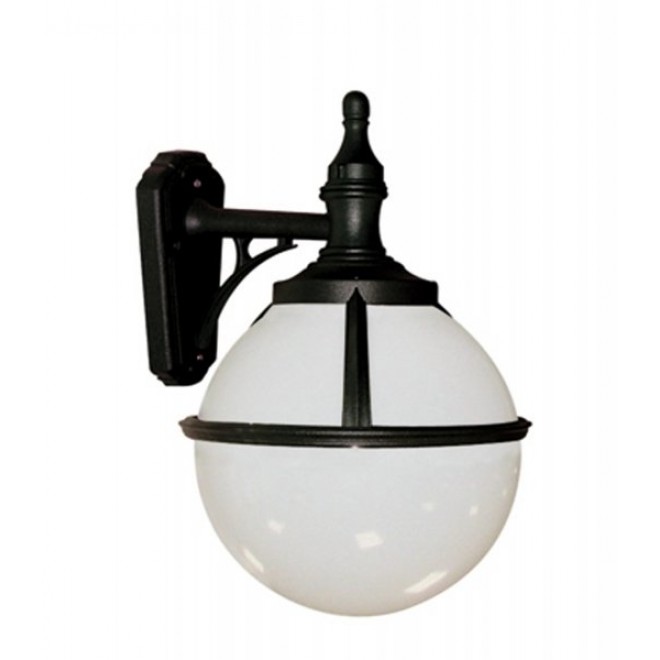 ELSTEAD GLENBEIGH-WALL | Glenbeigh Elstead zidna svjetiljka namjenjeno za primorje 1x E27 IP44 UV crno, opal