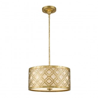 ELSTEAD GN-ARABELLA-P-M | Arabella-EL Elstead stropne svjetiljke, visilice svjetiljka ručno bojano 2x E27 antik zlato, krem