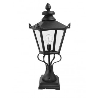 ELSTEAD GN1-BLACK | Grampian Elstead podna svjetiljka 86cm 1x E27 IP23 crno, prozirno