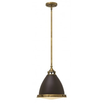ELSTEAD HK-AMELIA-P-M-RB | Amelia-EL Elstead visilice svjetiljka s podešavanjem visine 1x E27 brončano smeđe, antik brončano, bijelo