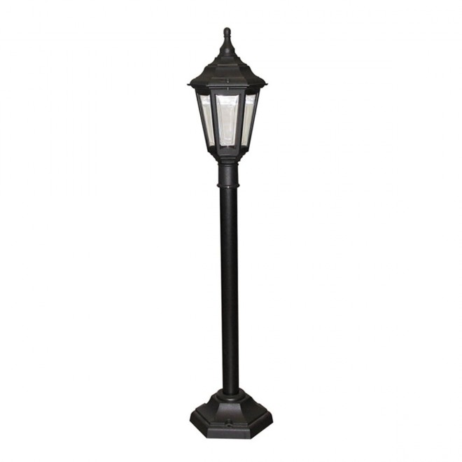 ELSTEAD KINSALE-PILLAR | Kinsale Elstead podna svjetiljka 118cm namjenjeno za primorje 1x E27 IP44 UV crno, prozirno