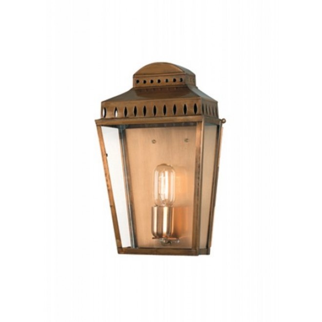 ELSTEAD MANSION-HOUSE-BR | Mansion-House Elstead zidna svjetiljka namjenjeno za primorje, ručna izrada 1x E27 IP44 UV antik bakar, prozirno