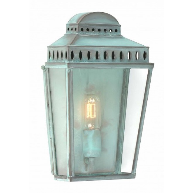 ELSTEAD MANSION-HOUSE-V | Mansion-House Elstead zidna svjetiljka namjenjeno za primorje, ručna izrada 1x E27 IP44 UV antik, prozirno
