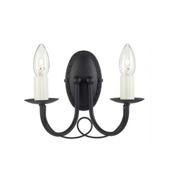 ELSTEAD MN2-BLACK | Minster Elstead zidna svjetiljka 2x E14 crno