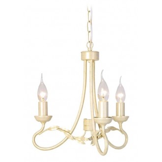 ELSTEAD OV3-IVORY-GOLD | Olivia-EL Elstead luster svjetiljka 3x E14 elefanstka kost