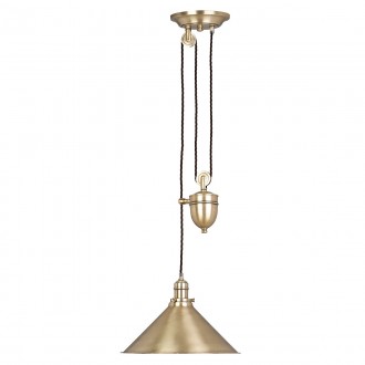 ELSTEAD PV-P-AGB | Provence-EL Elstead visilice svjetiljka balansna - ravnotežna, sa visinskim podešavanjem 1x E27 antik bakar