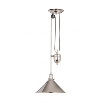 ELSTEAD PV-P-PN | Provence-EL Elstead visilice svjetiljka balansna - ravnotežna, sa visinskim podešavanjem 1x E27 svijetli nikal