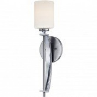 ELSTEAD QZ-TAYLOR1L-BATH | Taylor-EL Elstead zidna svjetiljka 1x G9 320lm 3000K IP44 krom saten, opal