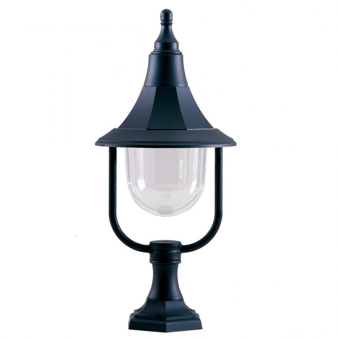 ELSTEAD SHANNON-PED | Shannon-EL Elstead podna svjetiljka 50cm namjenjeno za primorje 1x E27 IP44 UV crno, prozirno