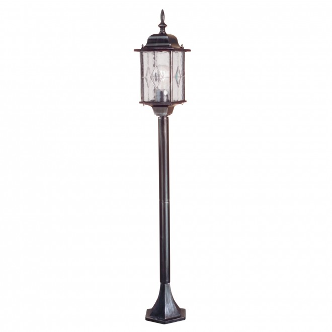 ELSTEAD WX4 | Wexford Elstead podna svjetiljka 123,5cm 1x E27 IP43 antik crno, prozirno