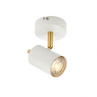 ENDON 59931 | Gull Endon spot svjetiljka elementi koji se mogu okretati 1x LED 345lm 2700K brušeno zlato, bijelo mat