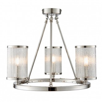 ENDON 76261 | Easton Endon stropne svjetiljke svjetiljka 3x E14 svijetli nikal, efekt mjehura
