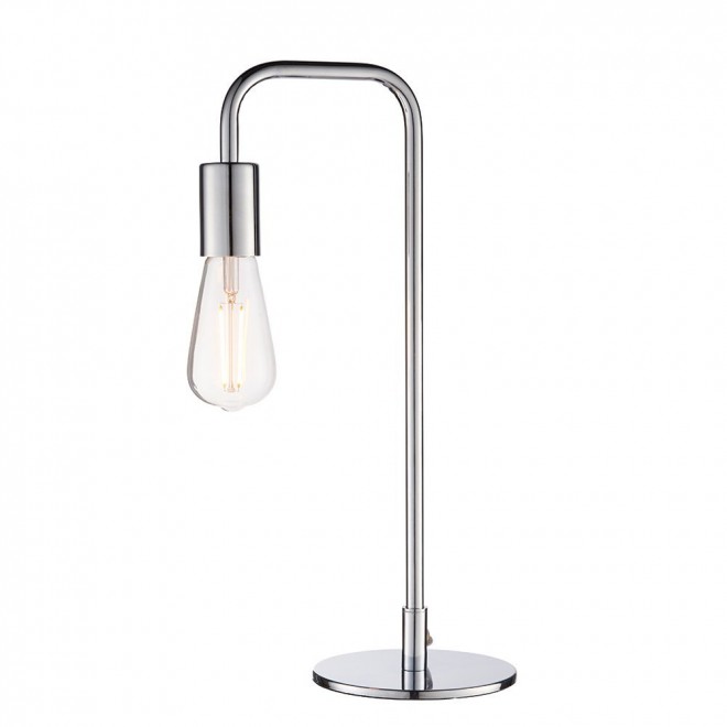 ENDON 76344 | Rubens Endon stolna svjetiljka 45cm sa prekidačem na kablu 1x E27 krom