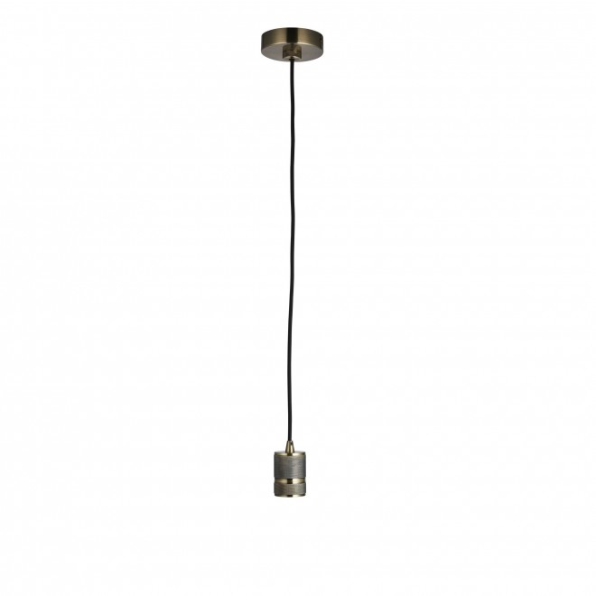 ENDON 76587 | Urban-EN Endon visilice svjetiljka s podešavanjem visine 1x E27 antik bakar