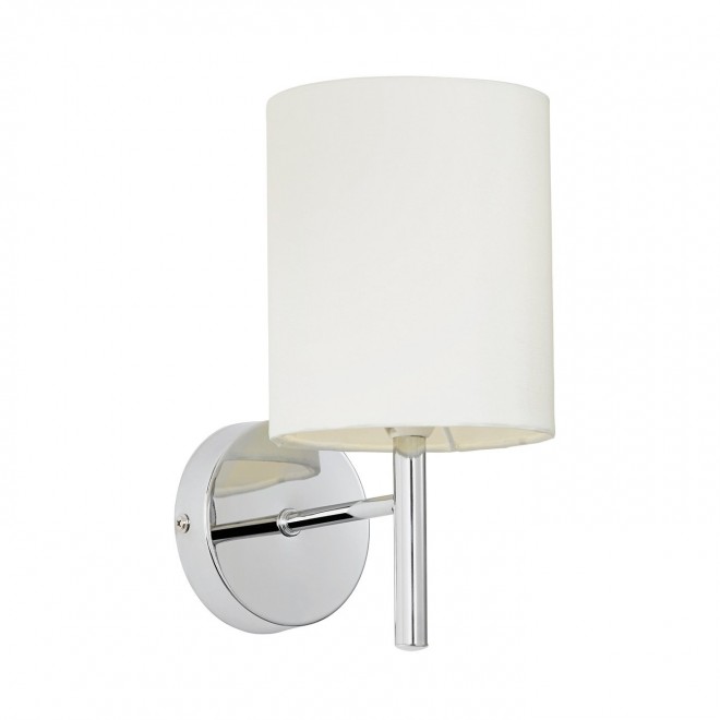 ENDON BRIO-1WBCH | Brio Endon zidna svjetiljka 1x E14 krom, bijelo