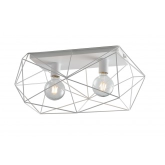 FANEUROPE I-ABRAXAS-PL2 BCO | Abraxas Faneurope stropne svjetiljke svjetiljka Luce Ambiente Design 2x E27 bijelo mat