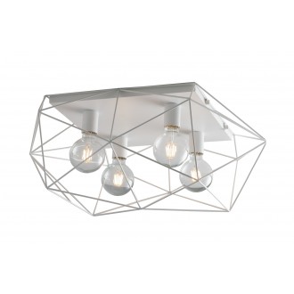 FANEUROPE I-ABRAXAS-PL4 BCO | Abraxas Faneurope stropne svjetiljke svjetiljka Luce Ambiente Design 4x E27 bijelo mat