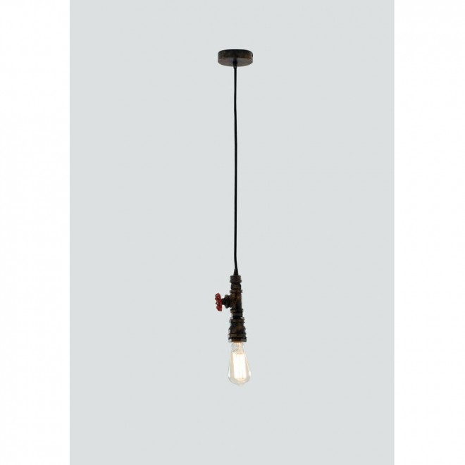 FANEUROPE I-AMARCORD-S1 | Amarcord Faneurope visilice svjetiljka Luce Ambiente Design 1x E27 rdža smeđe