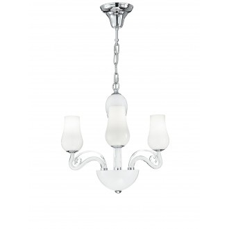 FANEUROPE I-ANGEL/3 | Angel-FE Faneurope luster svjetiljka Luce Ambiente Design 3x E14 bijelo, krom