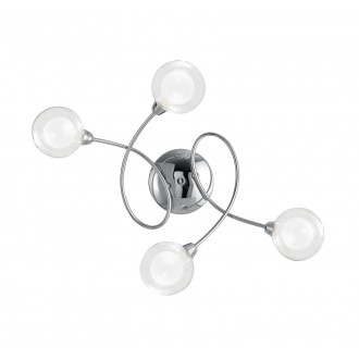 FANEUROPE I-BLOG-PL4 | Blog Faneurope stropne svjetiljke svjetiljka Luce Ambiente Design 4x G9 krom, opal, prozirno