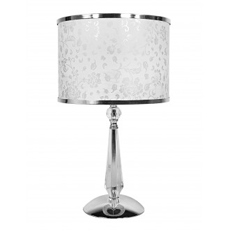 FANEUROPE I-BOEME/LG1 | Boeme Faneurope stolna svjetiljka Luce Ambiente Design 62cm s prekidačem 1x E27 krom, svjetlucavi, kristal