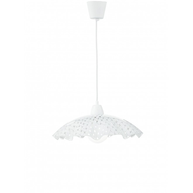 FANEUROPE I-CASHMERE-S42 | Cashmere Faneurope visilice svjetiljka Luce Ambiente Design 1x E27 bijelo, prozirno, šare