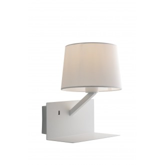 FANEUROPE I-CIAK-AP BCO | Ciak-FE Faneurope zidna svjetiljka Luce Ambiente Design s prekidačem USB utikač 1x E27 bijelo
