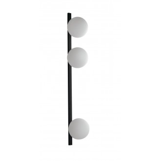 FANEUROPE I-ENOIRE-AP3 | Enoire Faneurope zidna svjetiljka Luce Ambiente Design 3x E14 crno mat, opal