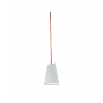 FANEUROPE I-ERMES-S1 | Ermes-FE Faneurope visilice svjetiljka Luce Ambiente Design 1x E27 krom, opal, crveno