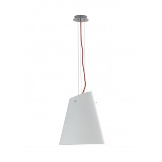 FANEUROPE I-ERMES-S3 | Ermes-FE Faneurope visilice svjetiljka Luce Ambiente Design 3x E27 krom, opal, crveno