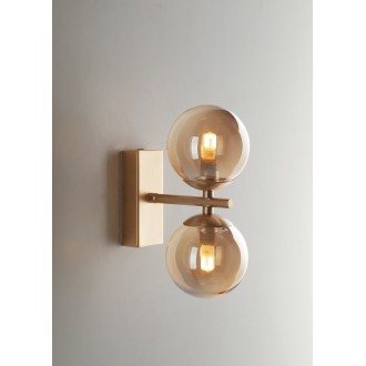 FANEUROPE I-HONEY-AP2 | Honey-FE Faneurope zidna svjetiljka Luce Ambiente Design 2x G9 saten brass, šampanjac žuto