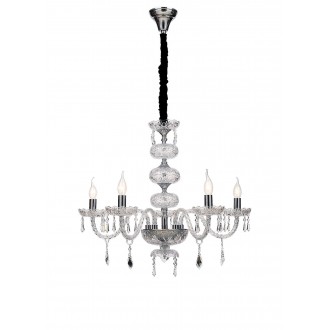 FANEUROPE I-INCANTO/5 | Incanto Faneurope luster svjetiljka Luce Ambiente Design 5x E14 krom, kristal