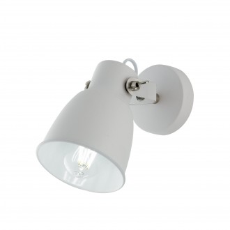 FANEUROPE I-LEGEND-AP1 BCO | Legend-FE Faneurope spot svjetiljka Luce Ambiente Design elementi koji se mogu okretati 1x E27 nikel, bijelo