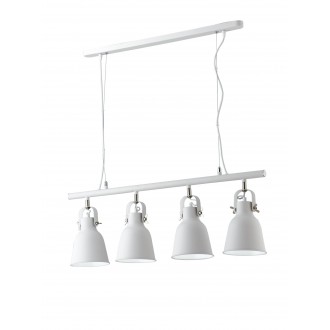 FANEUROPE I-LEGEND-S4 BCO | Legend-FE Faneurope visilice svjetiljka Luce Ambiente Design 4x E27 nikel, bijelo