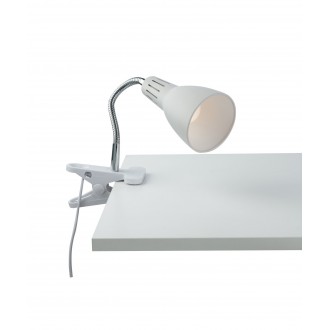 FANEUROPE I-LOGIKO-C BCO | Logiko Faneurope svjetiljke sa štipaljkama svjetiljka Luce Ambiente Design fleksibilna 1x E14 krom, bijelo