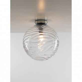 FANEUROPE I-NEREIDE-G-PL25 TR | Nereide-FE Faneurope stropne svjetiljke svjetiljka Luce Ambiente Design kuglasta 1x E27 krom, prozirno