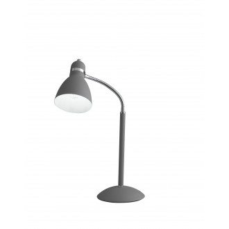 FANEUROPE I-PEOPLE-L GR | People Faneurope stolna svjetiljka Luce Ambiente Design 52cm s prekidačem fleksibilna 1x E27 krom, sivo, bijelo