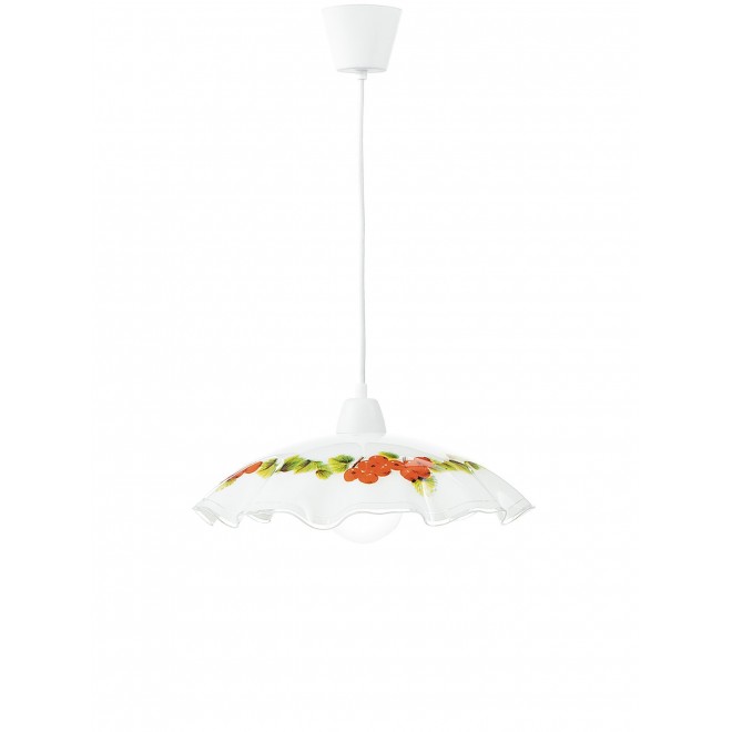 FANEUROPE I-RIBES-S42 | Ribes Faneurope visilice svjetiljka Luce Ambiente Design 1x E27 bijelo, višebojno, šare
