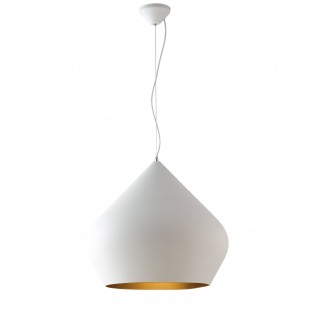 FANEUROPE I-THOLOS-S52 BCO | Tholos Faneurope visilice svjetiljka Luce Ambiente Design 1x E27 bijelo, zlato mat