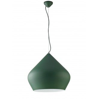 FANEUROPE I-THOLOS-S52 VDE | Tholos Faneurope visilice svjetiljka Luce Ambiente Design 1x E27 tamno zelena, bijelo