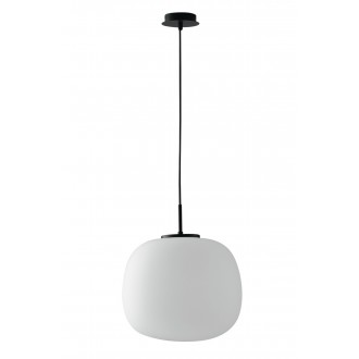FANEUROPE I-TOLOMEO-S31 | Tolomeo-FE Faneurope visilice svjetiljka Luce Ambiente Design 1x E27 crno mat, opal