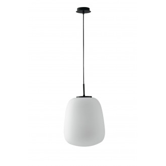 FANEUROPE I-TOLOMEO-S39 | Tolomeo-FE Faneurope visilice svjetiljka Luce Ambiente Design 1x E27 crno mat, opal