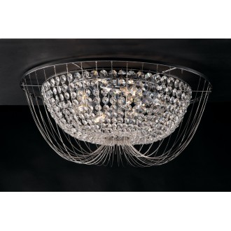 FANEUROPE I-VIENNA-PL60 CR | Vienna-FE Faneurope stropne svjetiljke svjetiljka Luce Ambiente Design 6x E14 krom, kristal