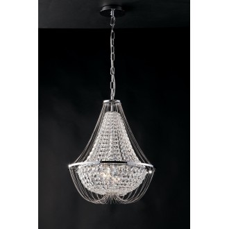 FANEUROPE I-VIENNA-S45 CR | Vienna-FE Faneurope luster svjetiljka Luce Ambiente Design 4x E14 krom, kristal