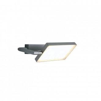 FANEUROPE LED-BOOK-AP-GR | Book-FE Faneurope zidna svjetiljka Luce Ambiente Design elementi koji se mogu okretati 1x LED 1300lm 3200K srebrno, krom, opal