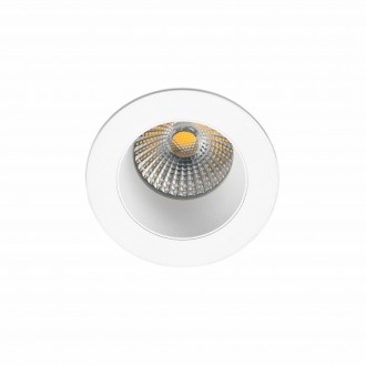FARO 02100301 | Clear Faro ugradbena svjetiljka Ø70mm 70x70mm 1x LED 403lm 3000K IP65 bijelo mat, prozirna