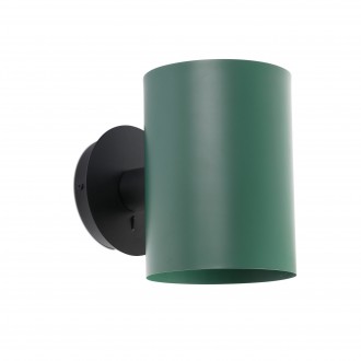FARO 20031-81 | Guadalupe Faro zidna svjetiljka 1x E27 crno, zeleno