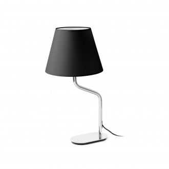 FARO 24008-15 | Eterna-FA Faro stolna svjetiljka 60cm 1x E27 svjetli krom, poniklano, crno