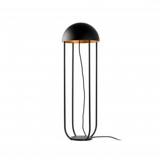 FARO 24521 | Jellyfish Faro podna svjetiljka 90cm 1x LED 500lm 3000K crno mat, opal