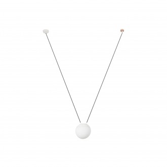 FARO 28375-1L | Mine Faro visilice svjetiljka 1x E27 bijelo mat, opal